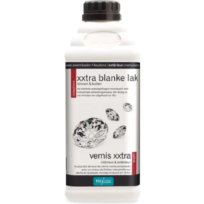 Afbeelding van Polyvine xxtra blanke lak Supersterke vernis Zijdeglans