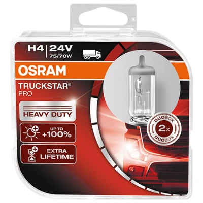 Afbeelding van OSRAM 64196TSP HCB Gloeilamp, verstraler H4 24V 75/70W 3200K Halogeen