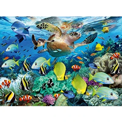 Image de Puzzle Le paradis sour s&#039;eau Ravensburger 150 pièces