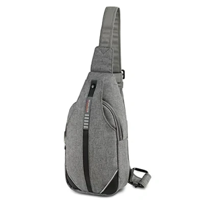 Afbeelding van WATERFLY Anti diefstal schoudertas voor dames en heren, hippie borsttas, multifunctionele
