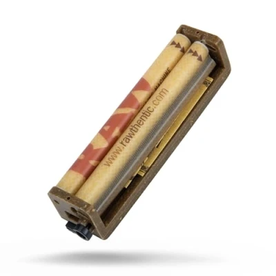 Afbeelding van Raw Ecoplastic King Size Rolmachine, verstelbaar, 110 mm, slank en normaal, van hennep kunststof
