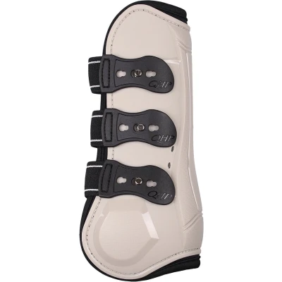Afbeelding van QHP Champion beenkappen met elastische snelsluiting van Airflow neopreen (volledig bloed, beige)