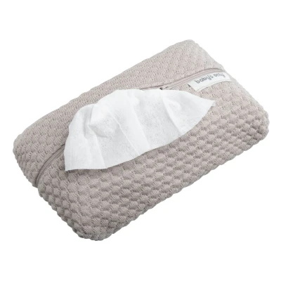 Afbeelding van Baby&#039;s Only Billendoekjeshoes Sky Babydoekjes Hoes voor luierdoekjes en pampers billendoekjes Urban Taupe Ritssluiting