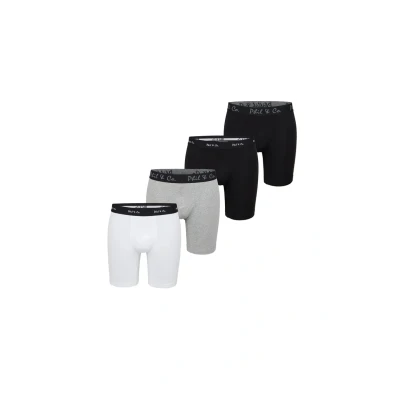 Afbeelding van Phil &amp; Co. Berlin 4PACK Onderbroeken Black white, Heren, Maat: Medium, white