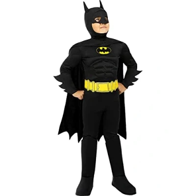Afbeelding van Funidelia The Dark Knight: Knight Batman kostuum voor jongens, superheld, DC Comics kinderkostuum en accessoires Halloween, carnaval feestjes. Maat 3 4 jaar