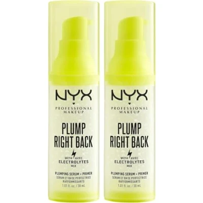 Afbeelding van NYX Professional Makeup Plump Right Back Primer &amp; Serum, 2 x 30 ml