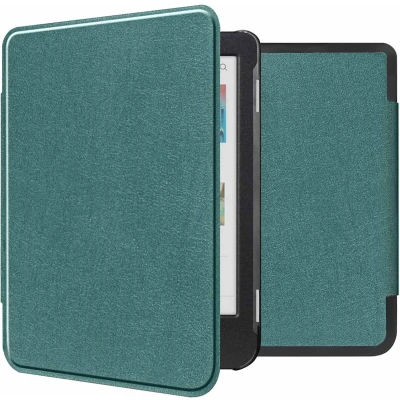 Afbeelding van imoshion Slim Hard Case Bookcase voor de Kobo Clara Colour / BW Donkergroen
