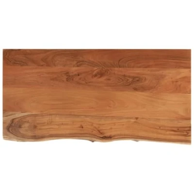 Afbeelding van vidaXL Tafelblad rechthoekig natuurlijke rand 80x40x3,8 cm acaciahout