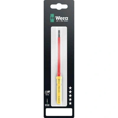 Afbeelding van Wera Kraftform Kompakt VDE 60 i 0,8x4,0x157 mm TIE SB Elektronica Plat Verwisselbare kling 4.0
