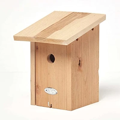 Afbeelding van Homescapes Vogelhuis van echt hout Pimpelmees