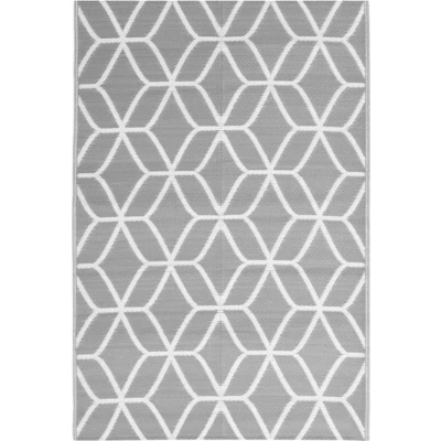 Afbeelding van Buitenkleed 140x200 cm polypropeen grijs