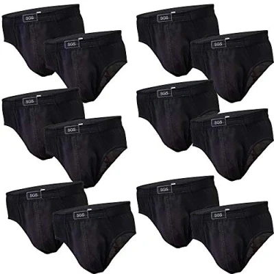 Afbeelding van Herenslips, set van 6 of 12 stuks., 12. stuks 585, XL