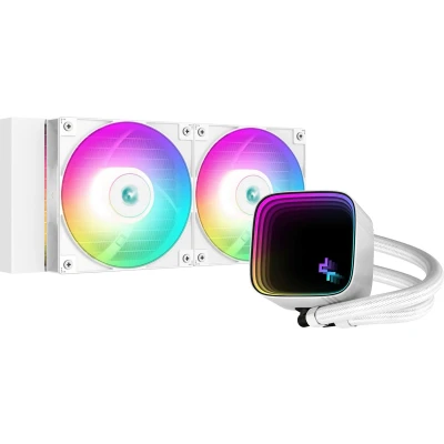 Afbeelding van DeepCool LS520 SE WH Processor Alles in één vloeistofkoeler 12 cm Wit 1 stuk(s)