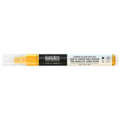Afbeelding van Liquitex Marker, fijne punt, cadmiumgeel, donker imitatie