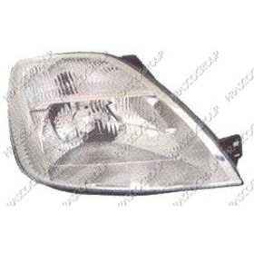 Afbeelding van PRASCO FD3404803 Koplampen rechts H4 Wit Met knipperlamp voor rechtsrijdend verkeer elektromotor regelmotor LWR FORD: FIESTA 5