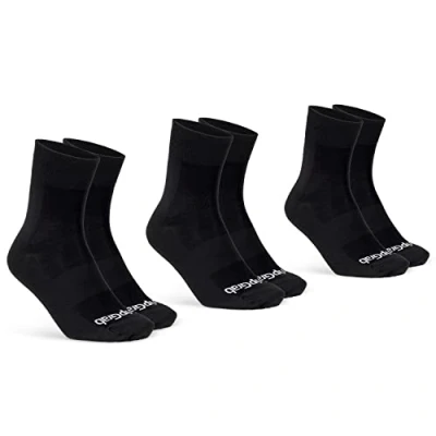 Afbeelding van GripGrab Lightweight SL 3PACK Performance Zomer Fietssokken 3 Paar Coolmax Wielersport Sokken Regular Cut Zwart Unisex Maat S (38 41)