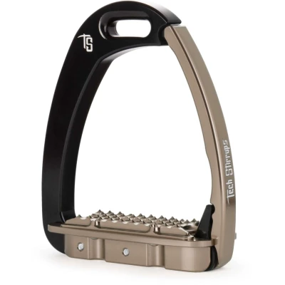 Afbeelding van Tech Stirrups Stijgbeugels Venice Children Zwart/Bruin