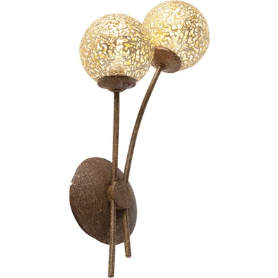 Afbeelding van Paul Neuhaus Wandlamp GRETA Roest 2 Lichts