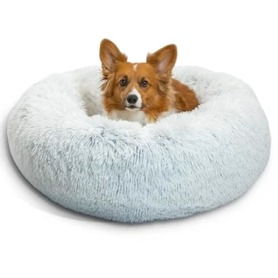 Afbeelding van Outward Hound Donut Shag bed hondenkussen diameter 76 cm