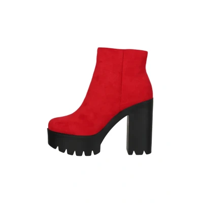 Afbeelding van Elara Chunkyrayan Enkellaarzen voor dames, Rood