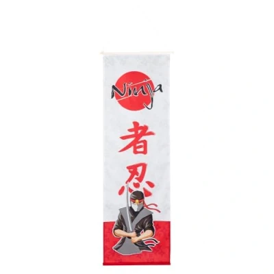 Afbeelding van Boland Polyester banner &#039;Ninja&#039; Superhelden