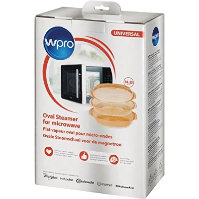 Image de Poêle à frire Whirlpool Indesit 484000008885 C00385926 stoomschaal ovaal voor oven/magnetron 2,5L oranje