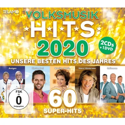 Afbeelding van Various Artists Volksmusik Hits 2020 (2 CD DVD)
