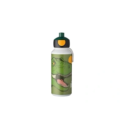 Image de Mepal Gourde Pop up Campus Étanche pour L&#039;école Réutilisable Enfant Sans BPA et Lavable au Lave Vaisselle 400 ml Dino