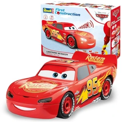 Afbeelding van Revell 00920 First Construction Lightning McQueen Auto (bouwpakket) 1:20
