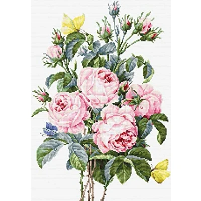 Afbeelding van Borduurpakket Boeket rozen 2