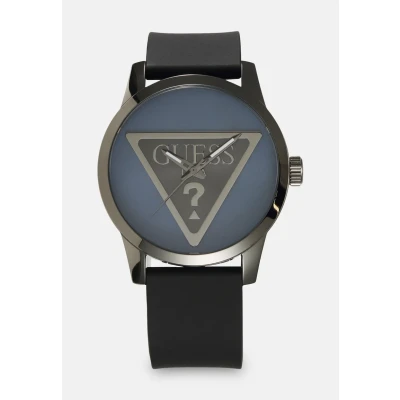 Afbeelding van Guess Badge Horloge, Heren, Maat: One Size, Black