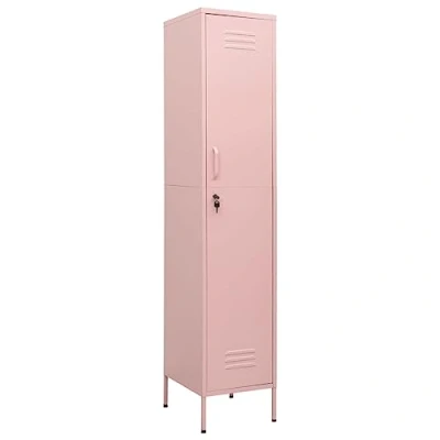 Afbeelding van Lockerkast 35x46x180 cm staal roze