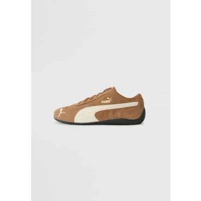 Afbeelding van Puma Speedcat OG Unisex Sneakers laag, Maat: 36, Haute coffee/frosted ivory Veloursleer