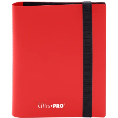 Afbeelding van Ultra Pro Binder Eclipse 2 Vakken Appel rood