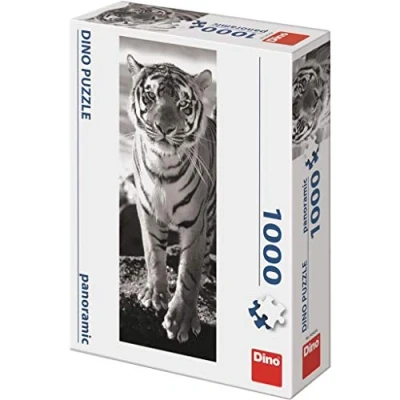 Afbeelding van Panoramische puzzel van de Tijger legpuzzel 1000 stukjes voor kinderen en volwassenen