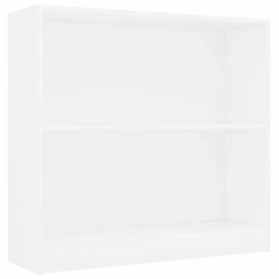 Image de vidaXL Bibliothèque blanc 80x24x75 cm bois d&#039;ingénierie800891