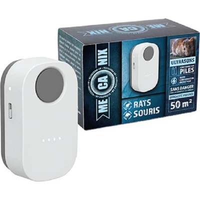 Afbeelding van Mecanix Ultrasoon Rat &amp; Muis 50m2 batterij