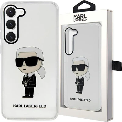 Afbeelding van Karl Lagerfeld koffer KLHCS23MHNIKTCT S23+ S916 transparante hardcase Ikonik