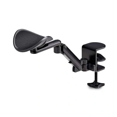 Afbeelding van StarTech.com Verstelbare armleuning voor bureau, ergonomische arm /elleboogsteun, 360 graden draaibaar, installatie zonder boren
