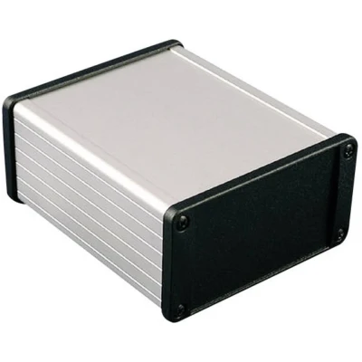 Afbeelding van Hammond Electronics 1457N1601BK Universele behuizing Aluminium Zwart 1 stuk(s)