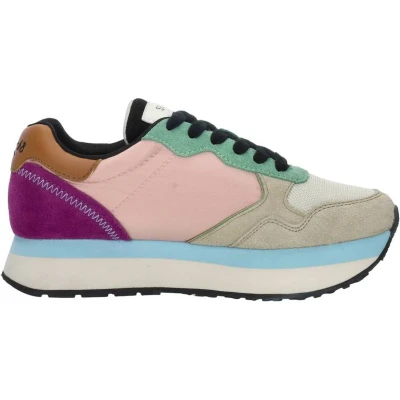 Afbeelding van SUN68 Kelly Multicolor Sneakers Laag beige Maat 38