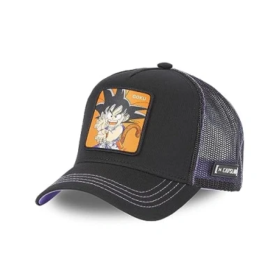 Afbeelding van Capslab Goku Dragon Ball Black Trucker Cap, #30110
