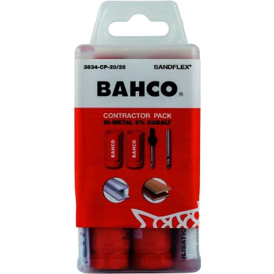 Afbeelding van BAHCO 3834 CP 20/25 Sandflex bi metalen gatzagenset voor metaal en houtsoorten 20 mm 4 11 delig