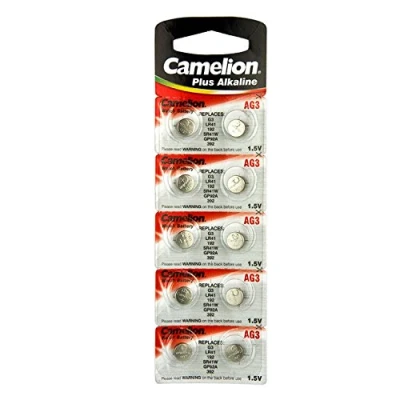Afbeelding van 10 Camelion AG3 LR41 knoopcel lang vervaldag