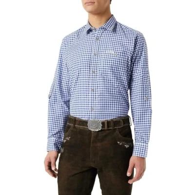 Image de stockerpointoriginalno.1country&amp;more Stockerpoint Trachtenhemden Homme, Bleu (Bleu)., M