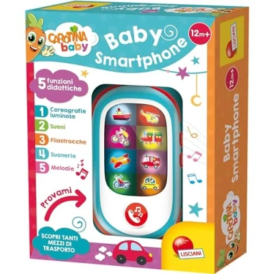 Afbeelding van Liscianigiochi Wortel Baby Smartphone LED 95032