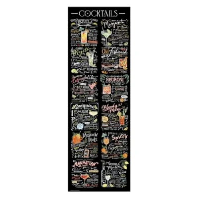Afbeelding van Poster Cocktail 53x158cm