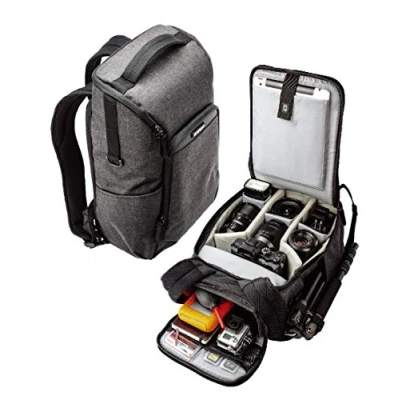 Afbeelding van Vanguard VESTA Aspire 41GY Camera Outdoor Rugtas 3 4 lenzen Boven Daypack 255 x 220 465 mm Grijs