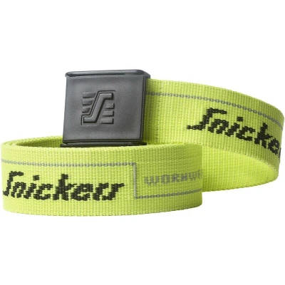 Afbeelding van Snickers 9033 Workwear Logo Riem Geel S
