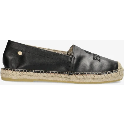 Afbeelding van Fred de la Bretoniere Espadrilles, Dames, Maat: 39, Schwarz Leer